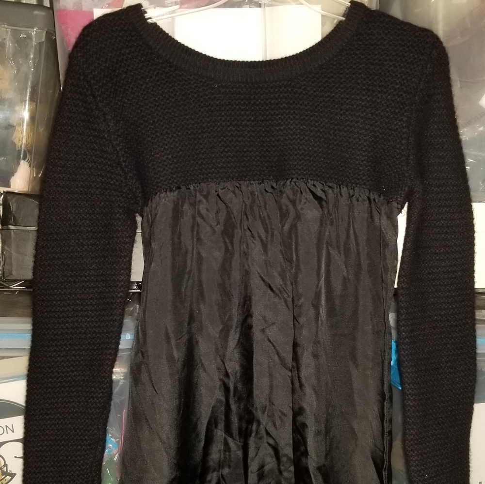 Black long sweater or dress
